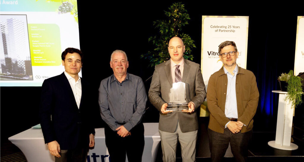 Thompson Innovative Glass wins 2025 Diamond Award
